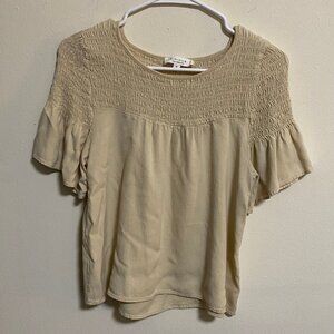 Smocked crop top